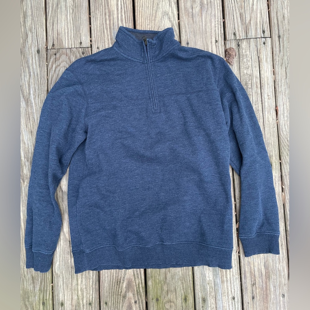 Arrow Steel Blue 1/4 Zip Sweater Men’s Size L